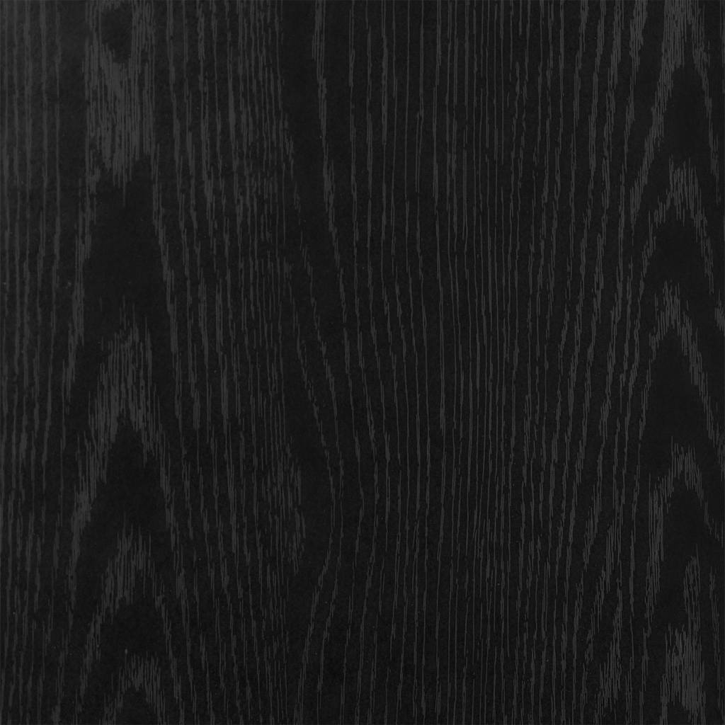 vidaXL Mesa de centro giratoria 360 grados roble negro 90x90x34,5 cm