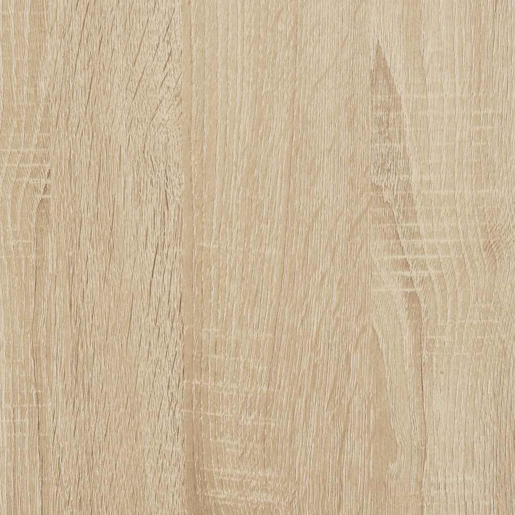 vidaXL Mesas apilables 3 pzas madera contrachapada color roble Sonoma