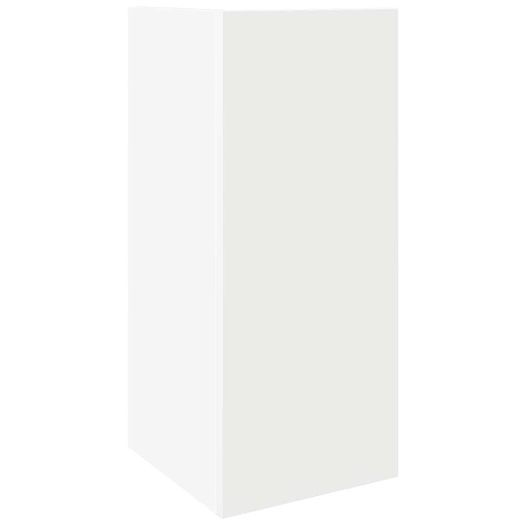 vidaXL Mesa auxiliar con estante blanco 25,5x27x60 cm