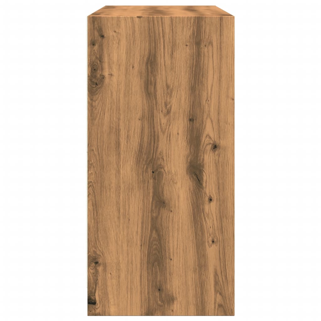 vidaXL Aparador madera de ingeniería roble artiasian 102x37x75,5 cm