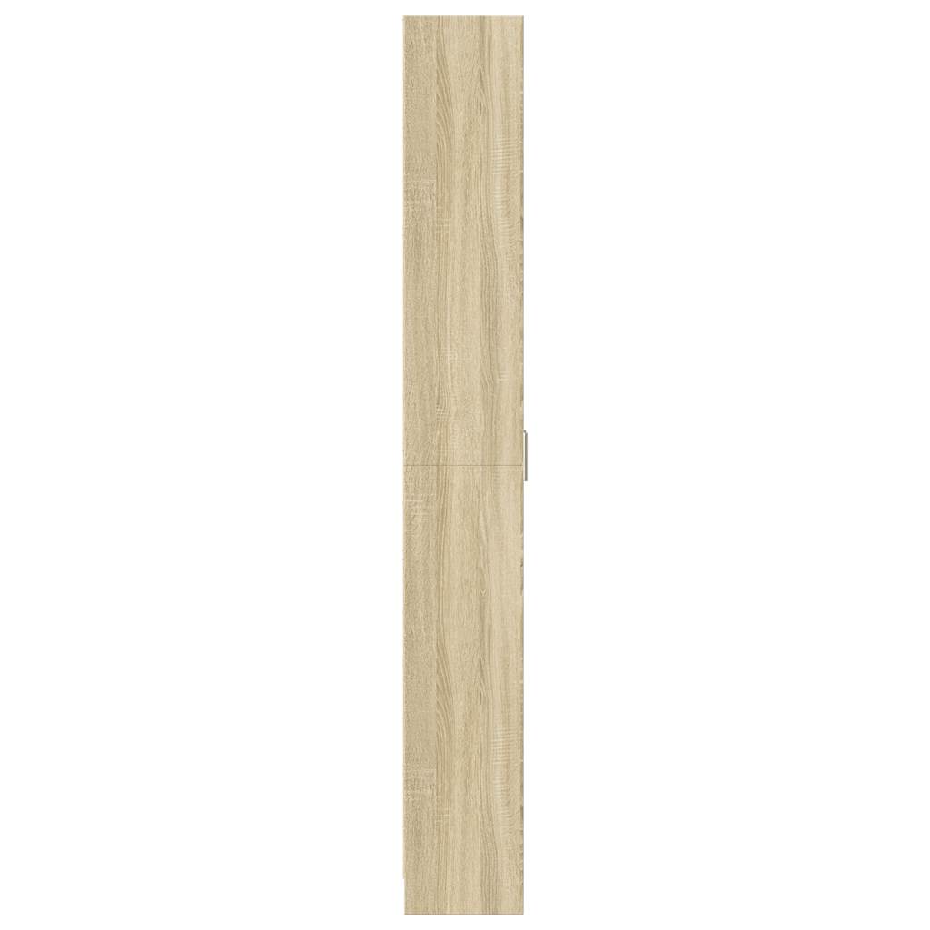 vidaXL Armario de pasillo madera ingeniería roble Sonoma 55x25x189 cm