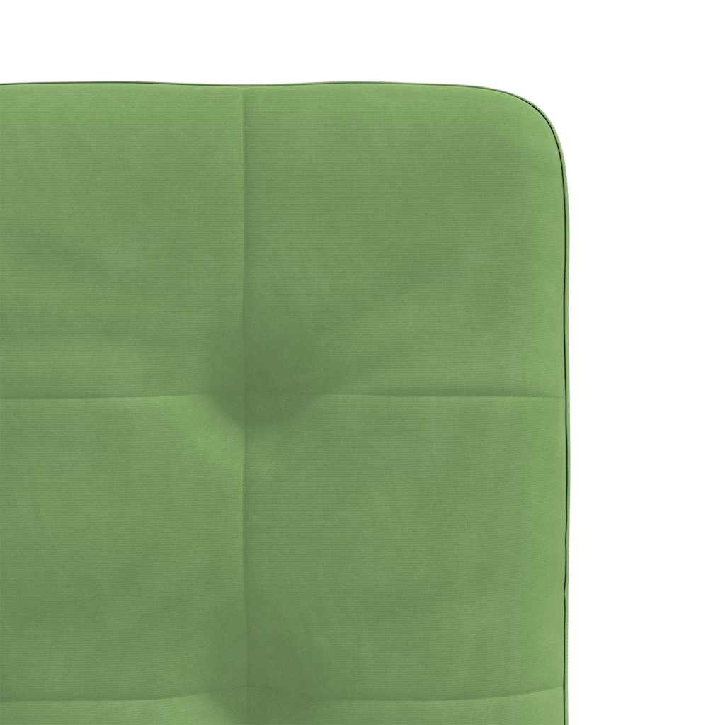 vidaXL Sillas de comedor 2 unidades terciopelo verde claro