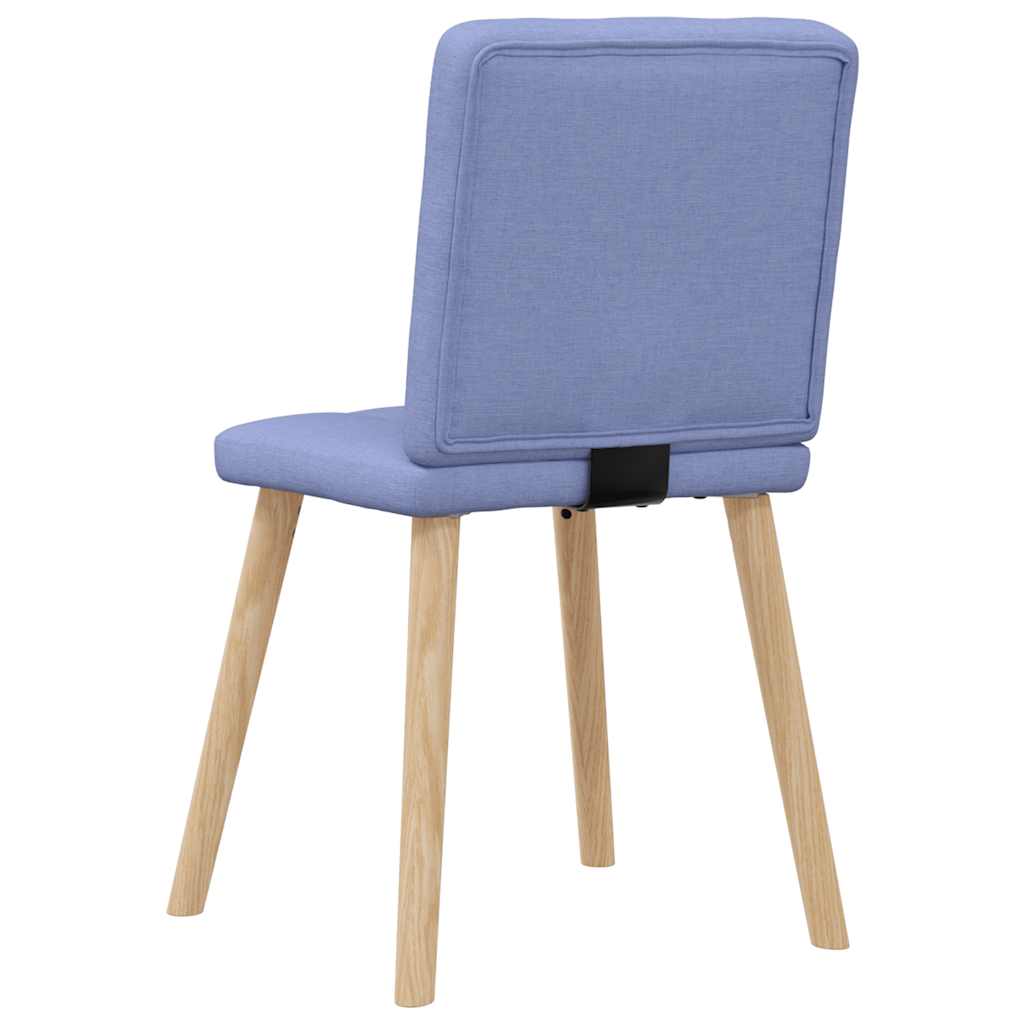 vidaXL Sillas de comedor 2 uds tela azul jeans