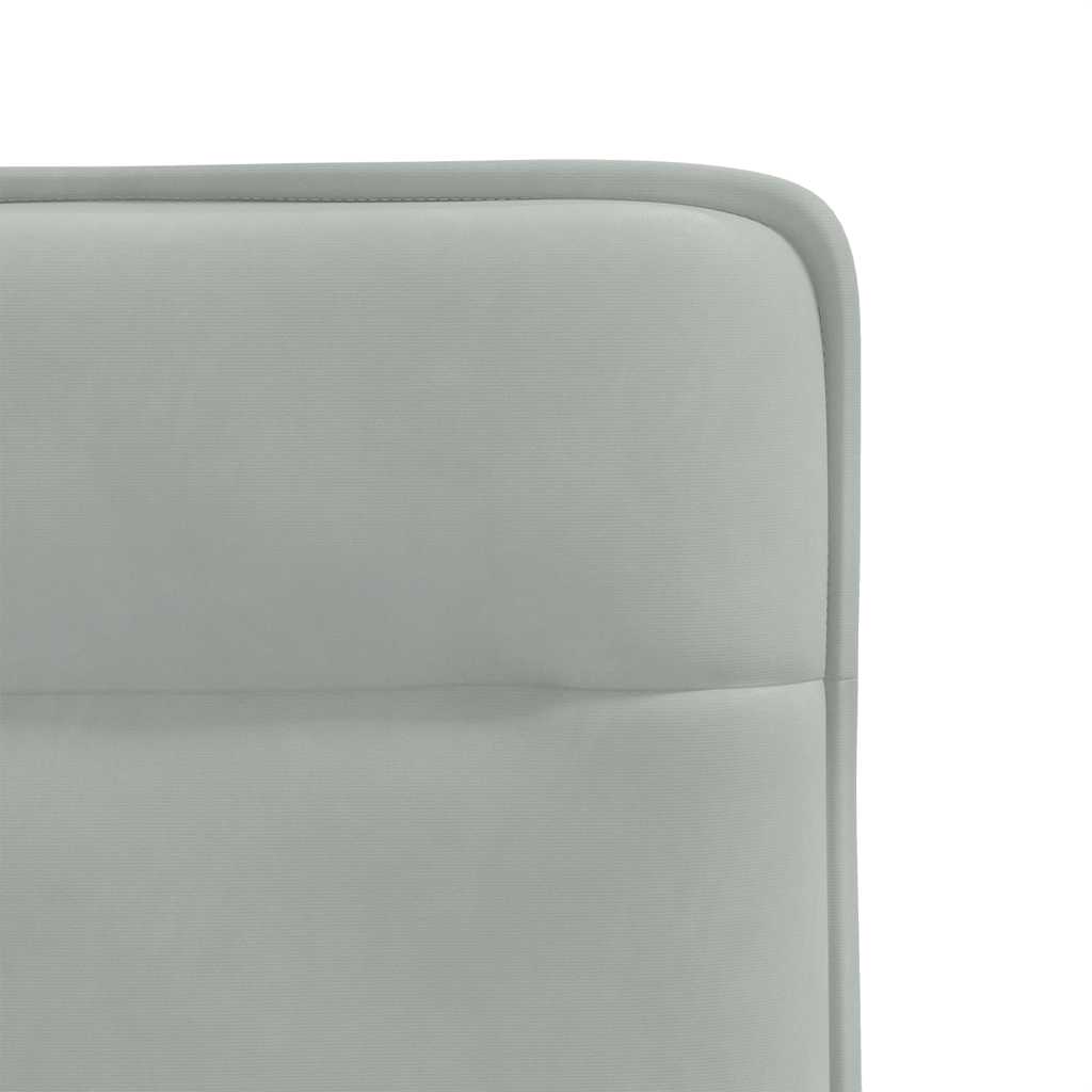 vidaXL Sillas de comedor 2 unidades terciopelo gris claro