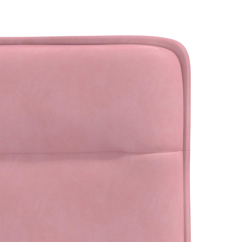 vidaXL Sillas de comedor 2 unidades terciopelo rosa