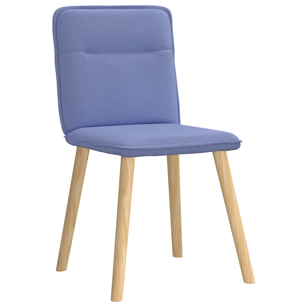 vidaXL Sillas de comedor 2 uds tela azul jeans