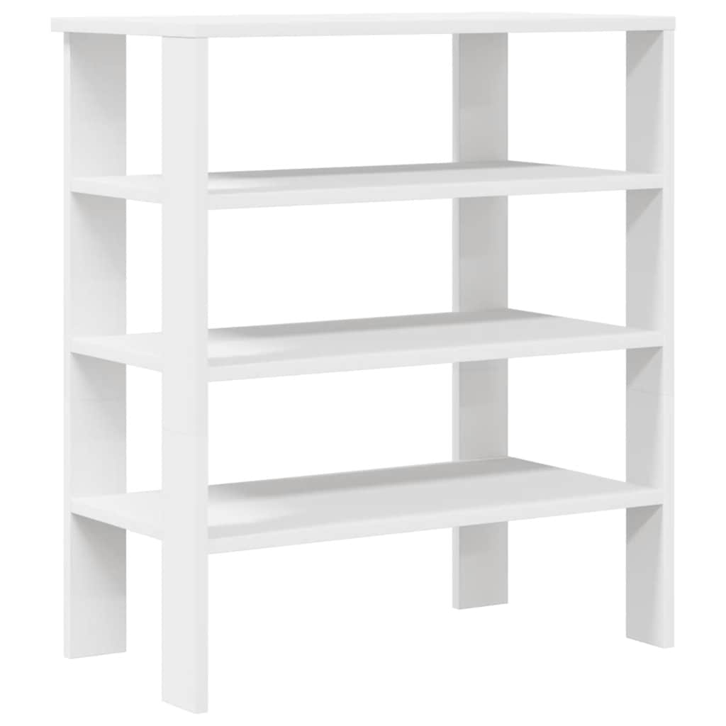 vidaXL Mueble zapatero madera contrachapada blanco 61x32x70 cm