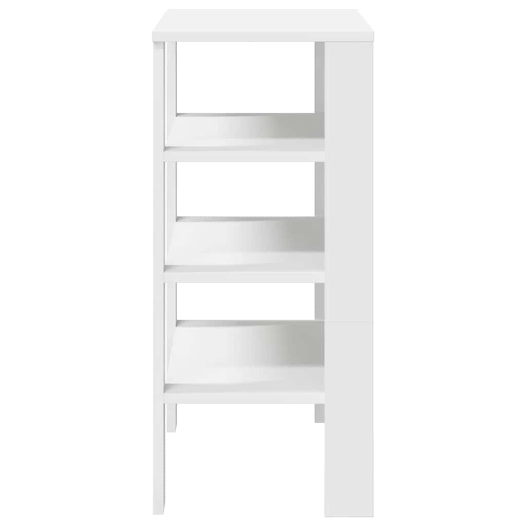 vidaXL Mueble zapatero madera contrachapada blanco 61x32x70 cm