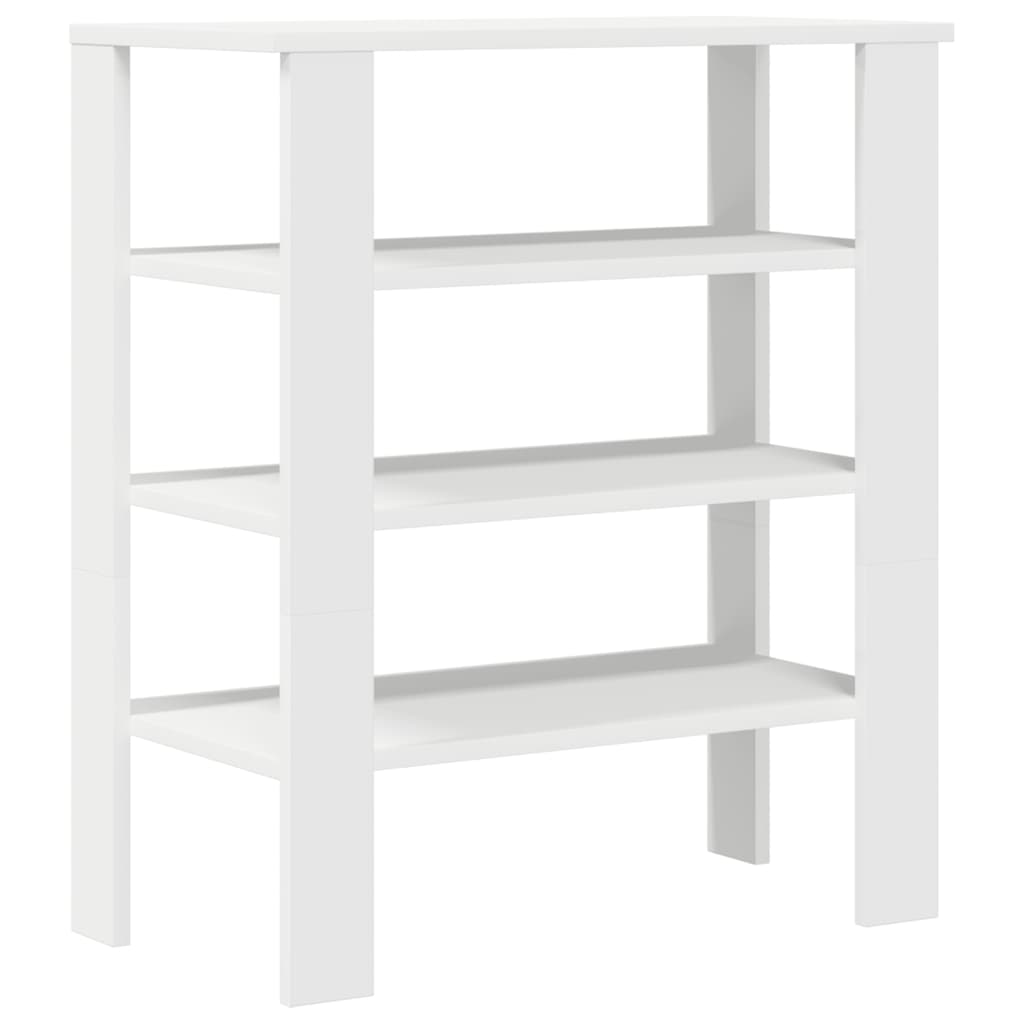 vidaXL Mueble zapatero madera contrachapada blanco 61x32x70 cm