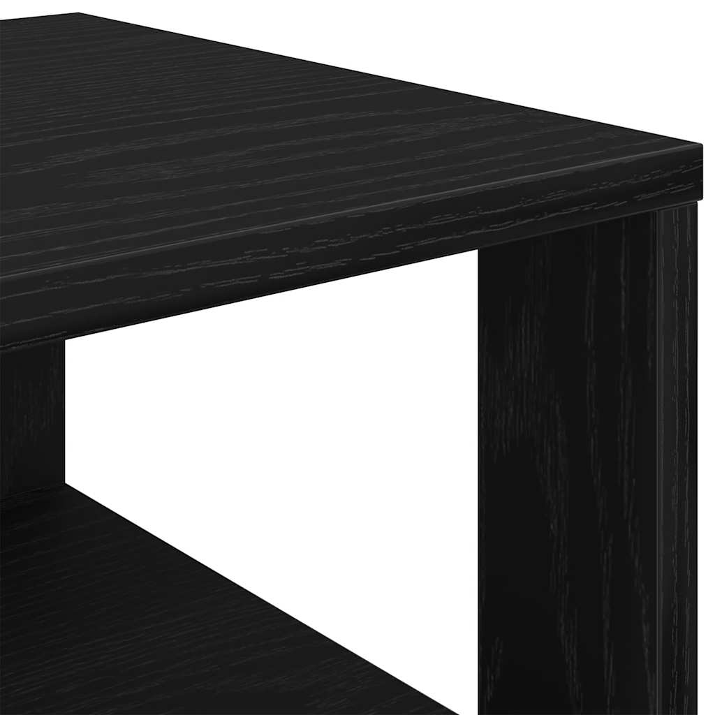 vidaXL Mueble zapatero madera contrachapada negro 61x32x70 cm