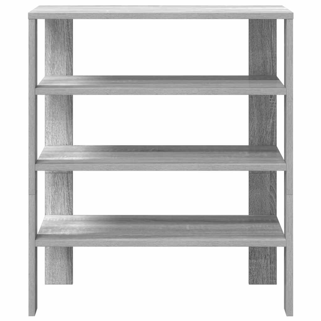 vidaXL Mueble zapatero madera contrachapada gris sonoma 61x32x70 cm