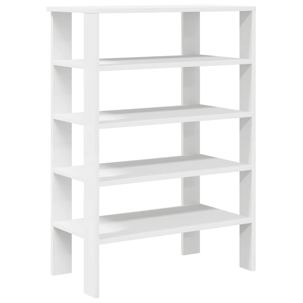 vidaXL Mueble zapatero madera contrachapada blanco 61x32x87,5 cm