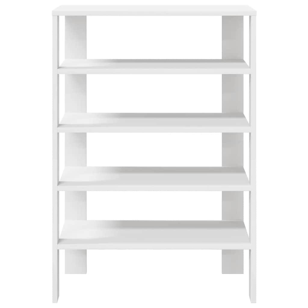 vidaXL Mueble zapatero madera contrachapada blanco 61x32x87,5 cm