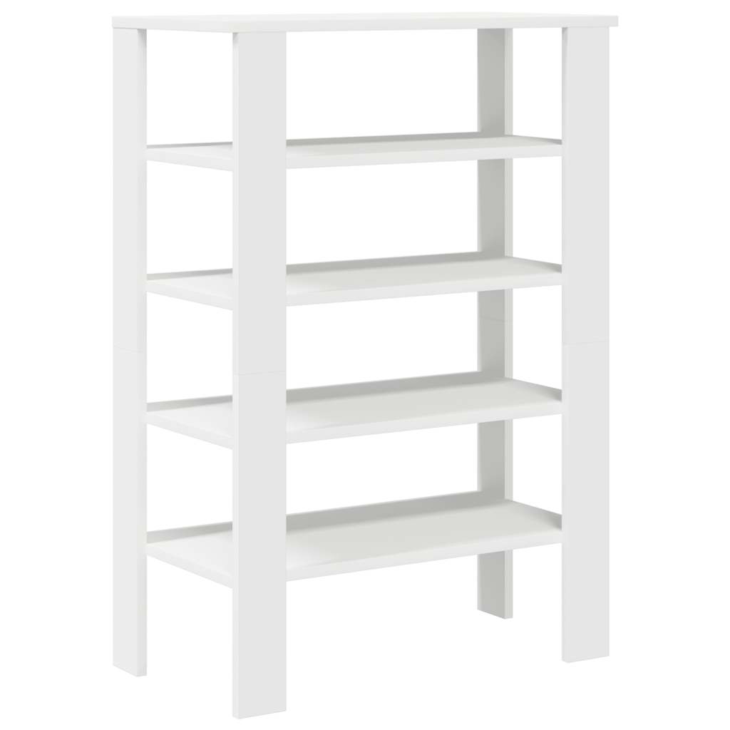 vidaXL Mueble zapatero madera contrachapada blanco 61x32x87,5 cm