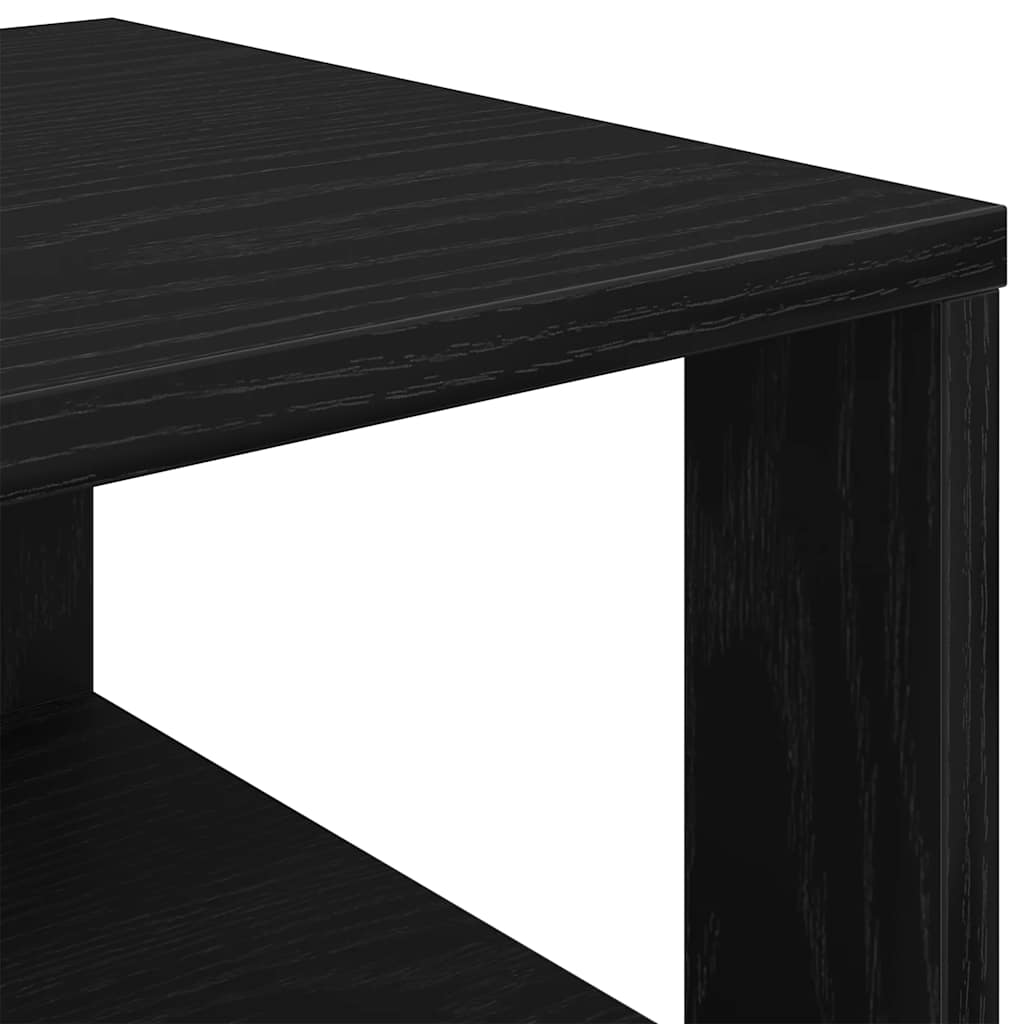 vidaXL Mueble zapatero madera contrachapada negro 61x32x87,5 cm