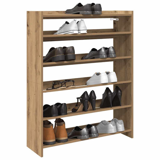 vidaXL Zapatero artesanal de madera contrachapada 80x25x100 cm