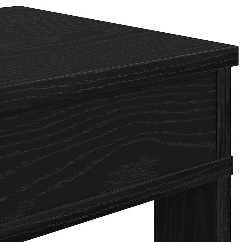 vidaXL Mueble zapatero de madera de ingeniería negro 80x30x98 cm