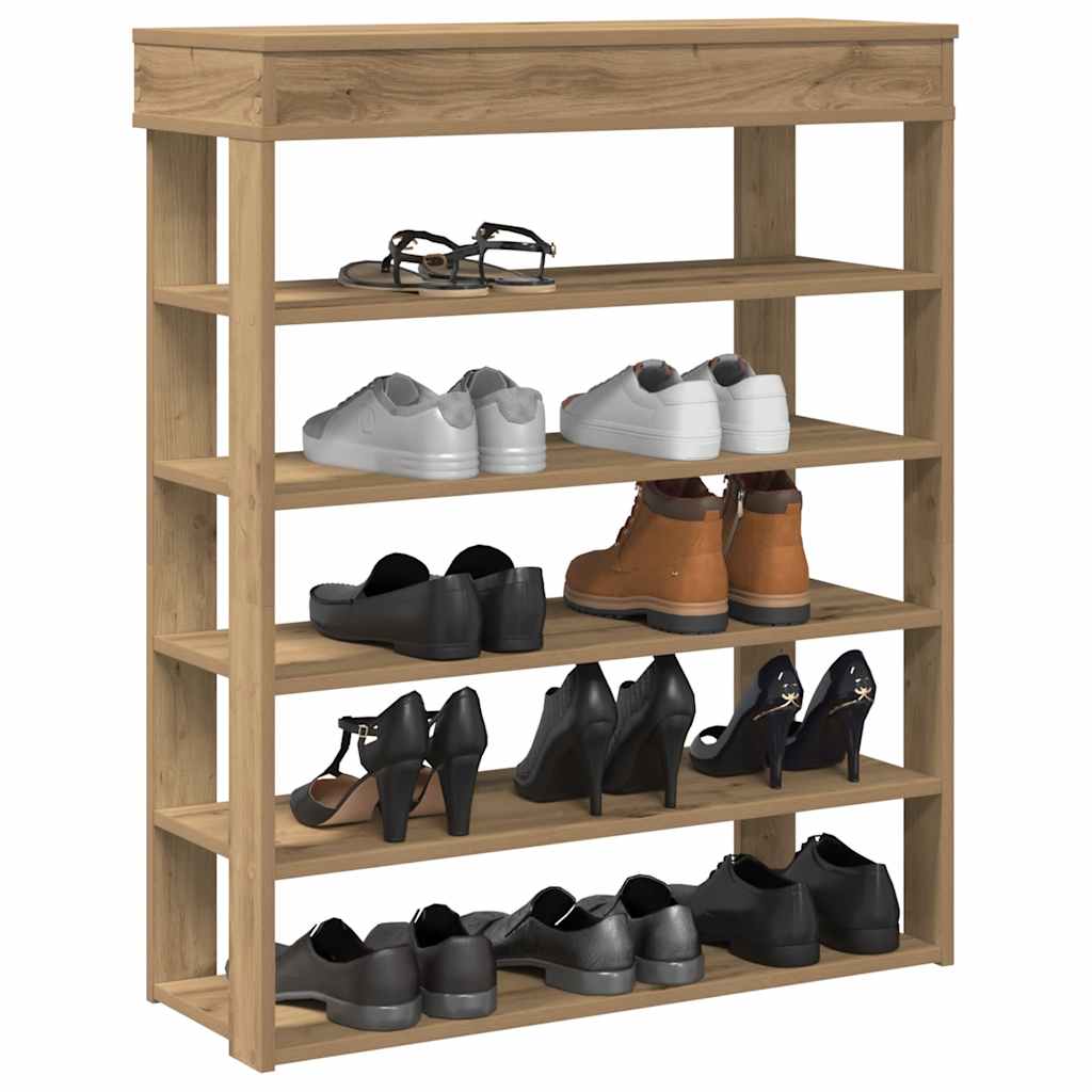 vidaXL Zapatero artesanal de madera contrachapada 80x30x98 cm