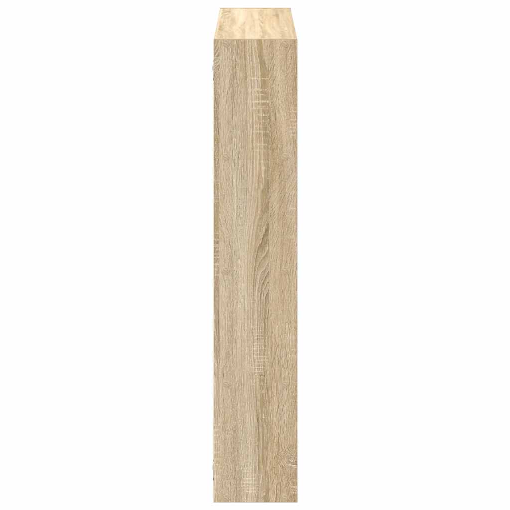 vidaXL Estante cubo de pared 12 compartimentos madera roble sonoma