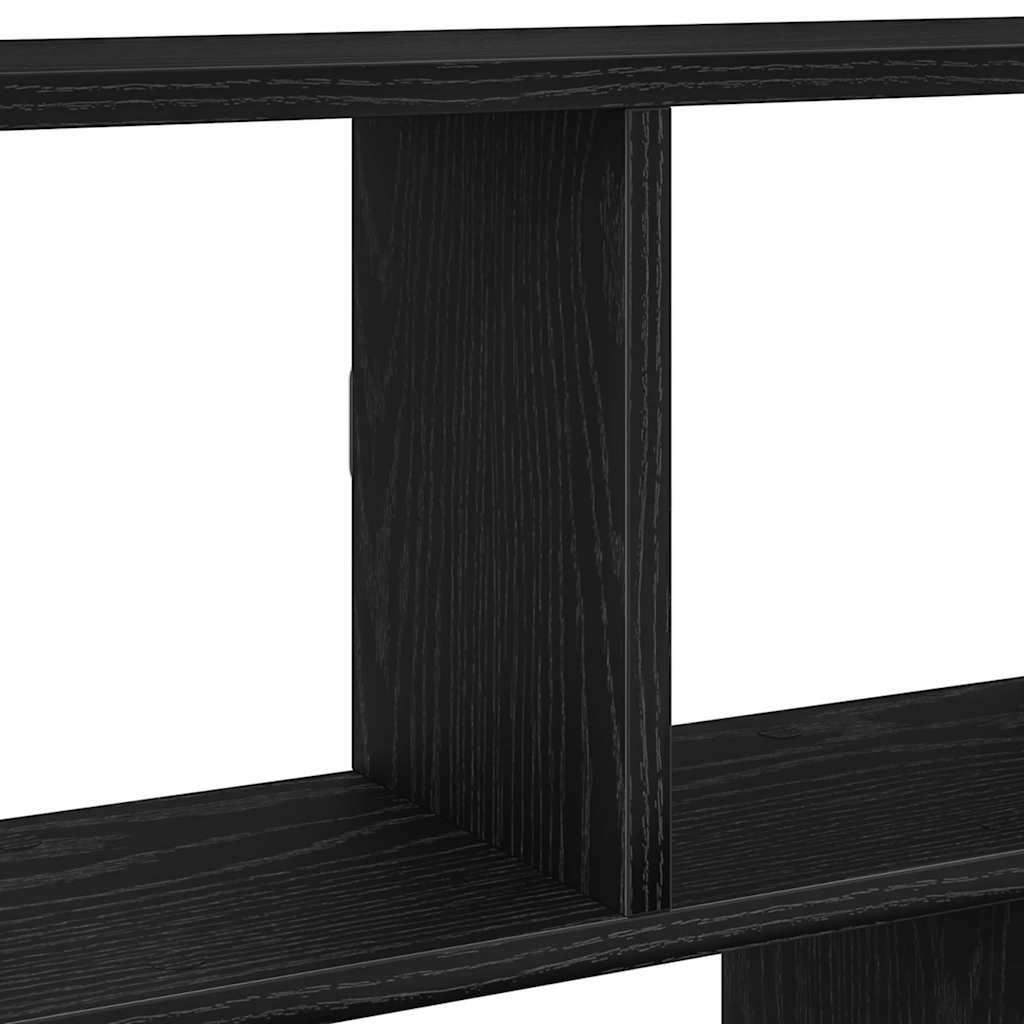 vidaXL Estante cubo de pared 12 compartimentos madera ingeniería negro