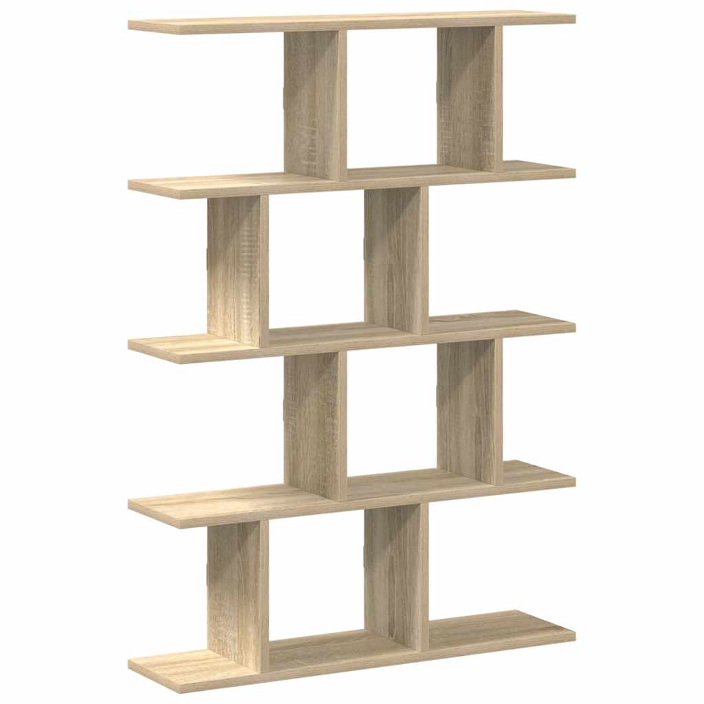 vidaXL Estante cubo de pared 12 compartimentos madera roble sonoma