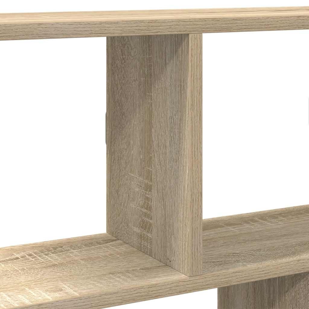 vidaXL Estante cubo de pared 12 compartimentos madera roble sonoma