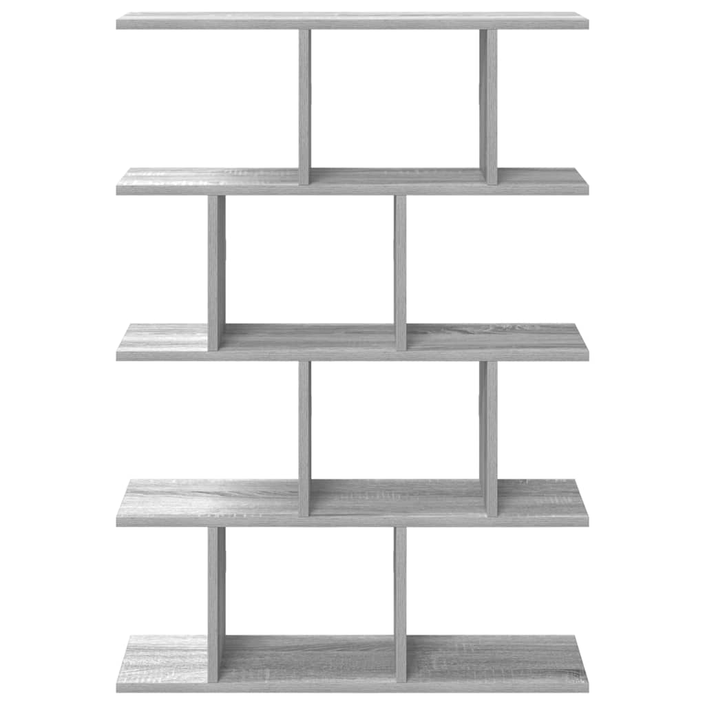 vidaXL Estante cubo de pared 12 compartimentos madera gris sonoma