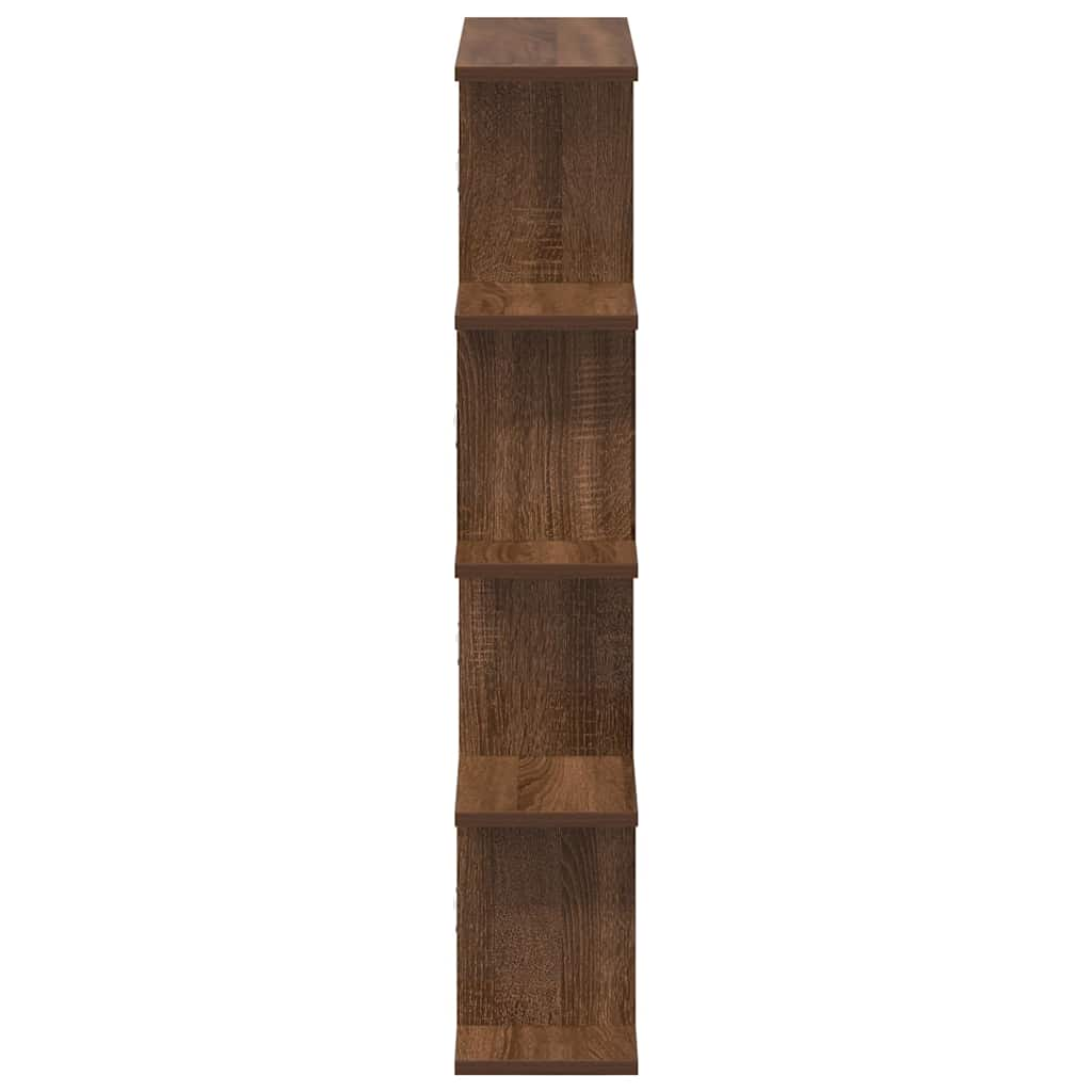 vidaXL Estante cubo de pared 12 compartimentos madera roble marrón