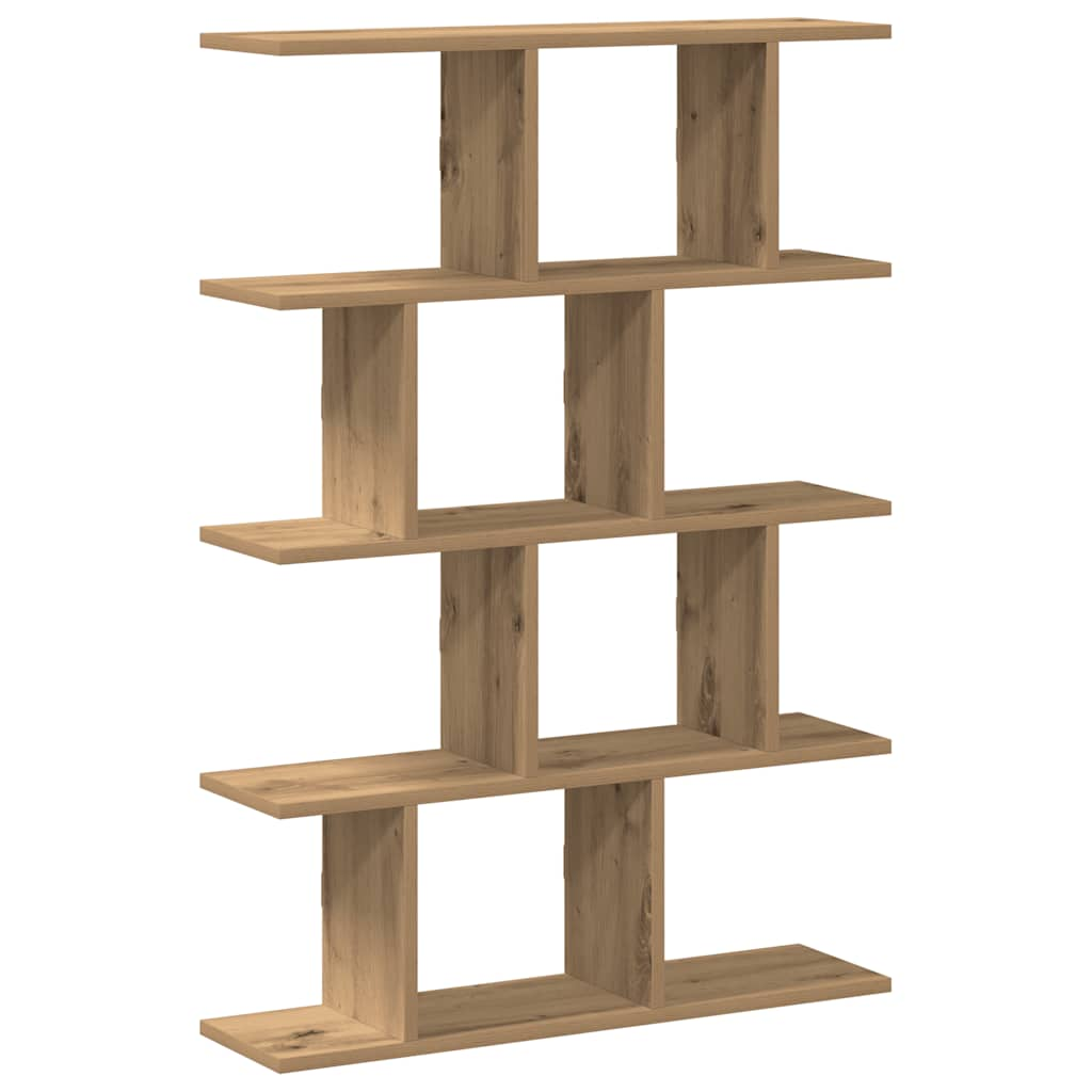 vidaXL Estante cubo de pared 12 compartimentos madera roble artisan