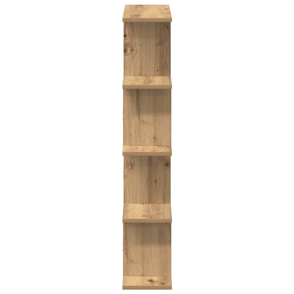 vidaXL Estante cubo de pared 12 compartimentos madera roble artisan