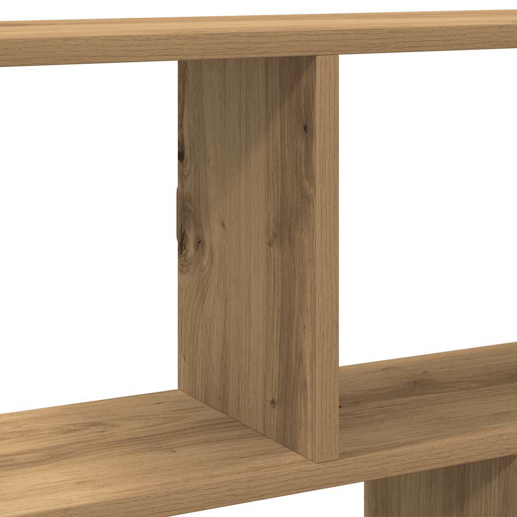 vidaXL Estante cubo de pared 12 compartimentos madera roble artisan