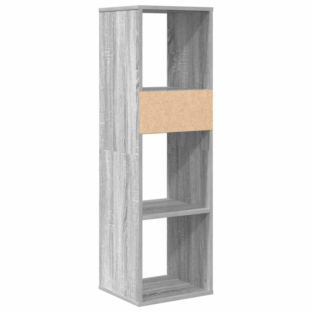 vidaXL Estantería madera de ingeniería color gris sonoma 34x31x112 cm