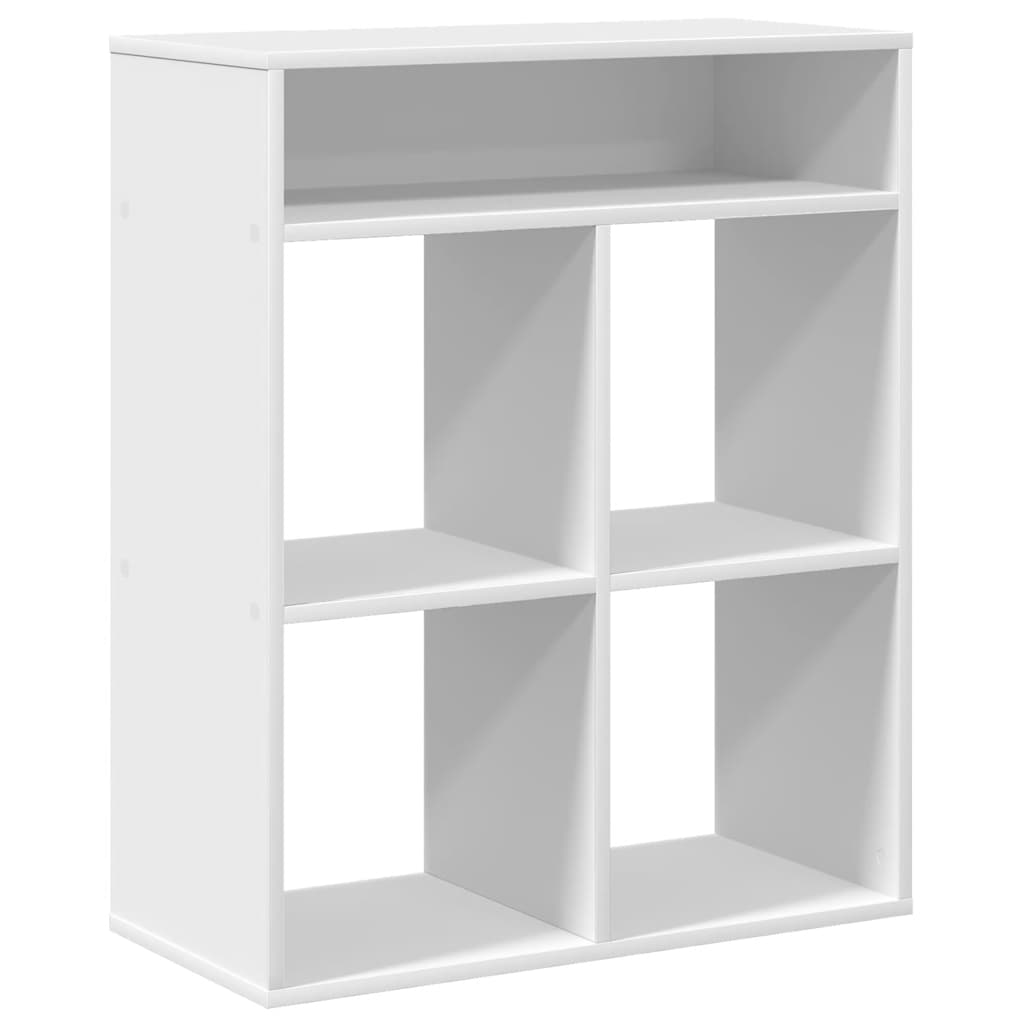 vidaXL Estantería librería madera contrachapada blanco 66x31x80 cm