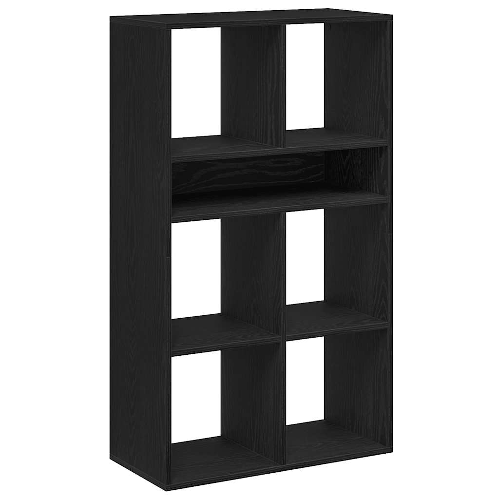 vidaXL Estantería madera ingeniería negra 66x31x112 cm