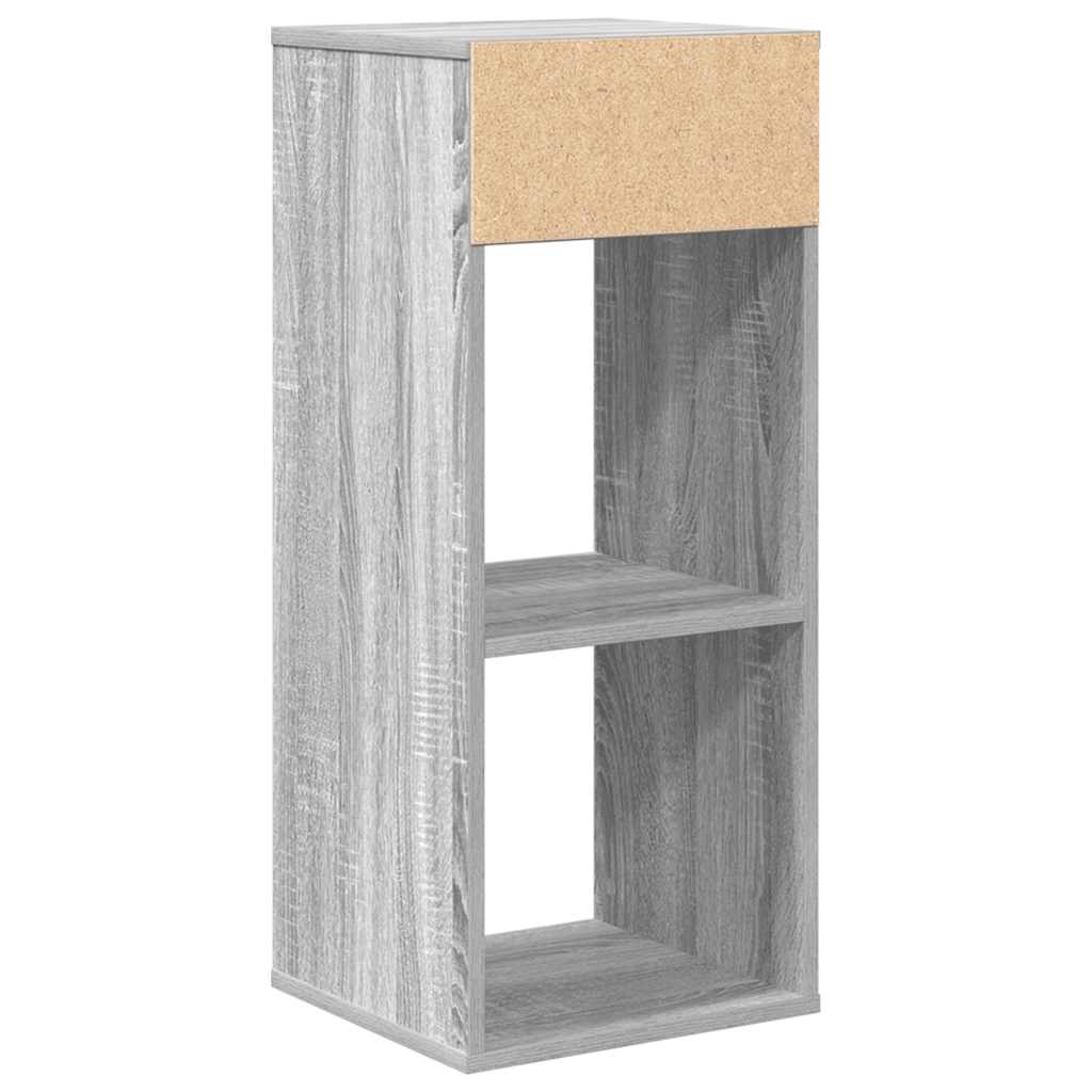 vidaXL Estantería madera de ingeniería color gris sonoma 34x31x80 cm