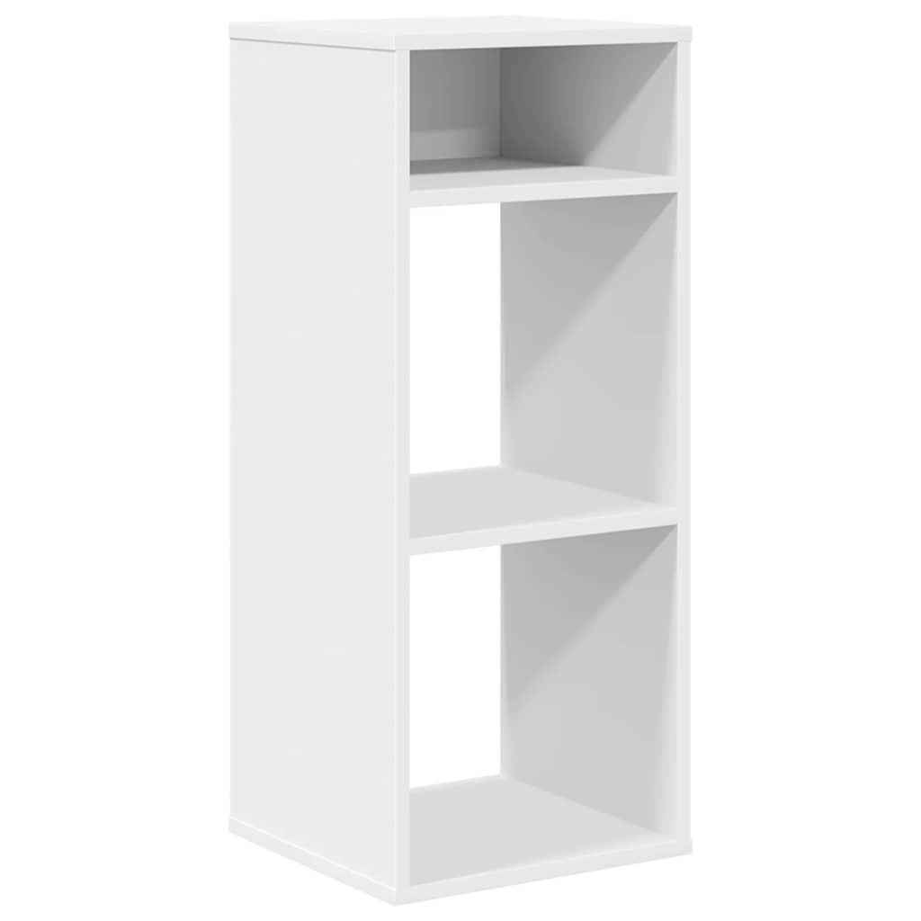 vidaXL Estantería librería madera contrachapada blanco 34x31x80 cm