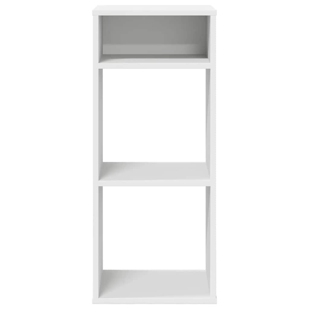 vidaXL Estantería librería madera contrachapada blanco 34x31x80 cm