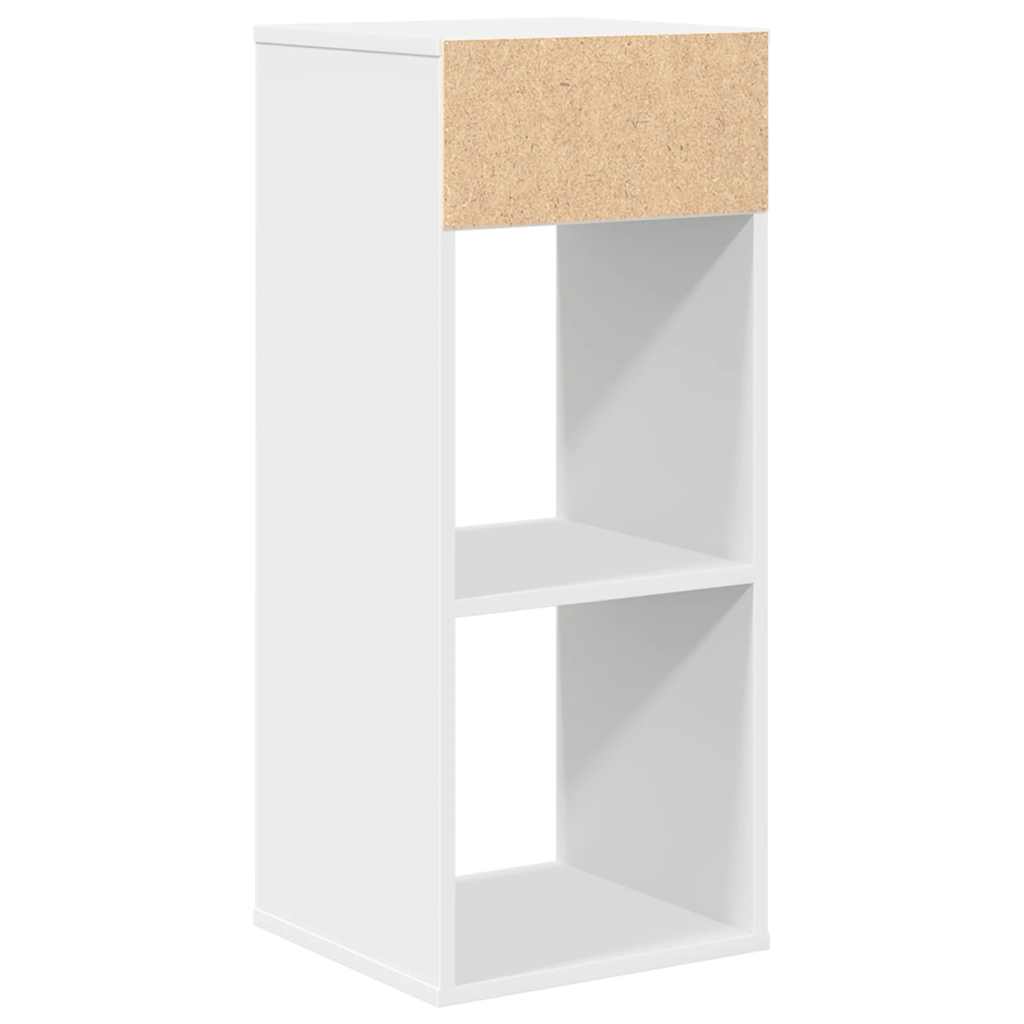 vidaXL Estantería librería madera contrachapada blanco 34x31x80 cm