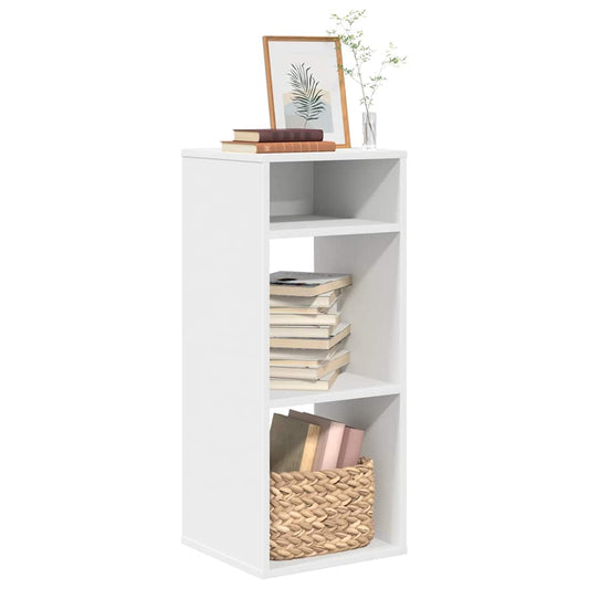 vidaXL Estantería librería madera contrachapada blanco 34x31x80 cm