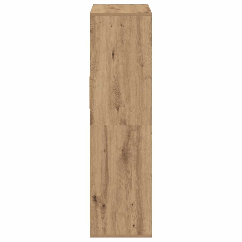 vidaXL Estantería de madera ingeniería roble artisan 66x31x112 cm