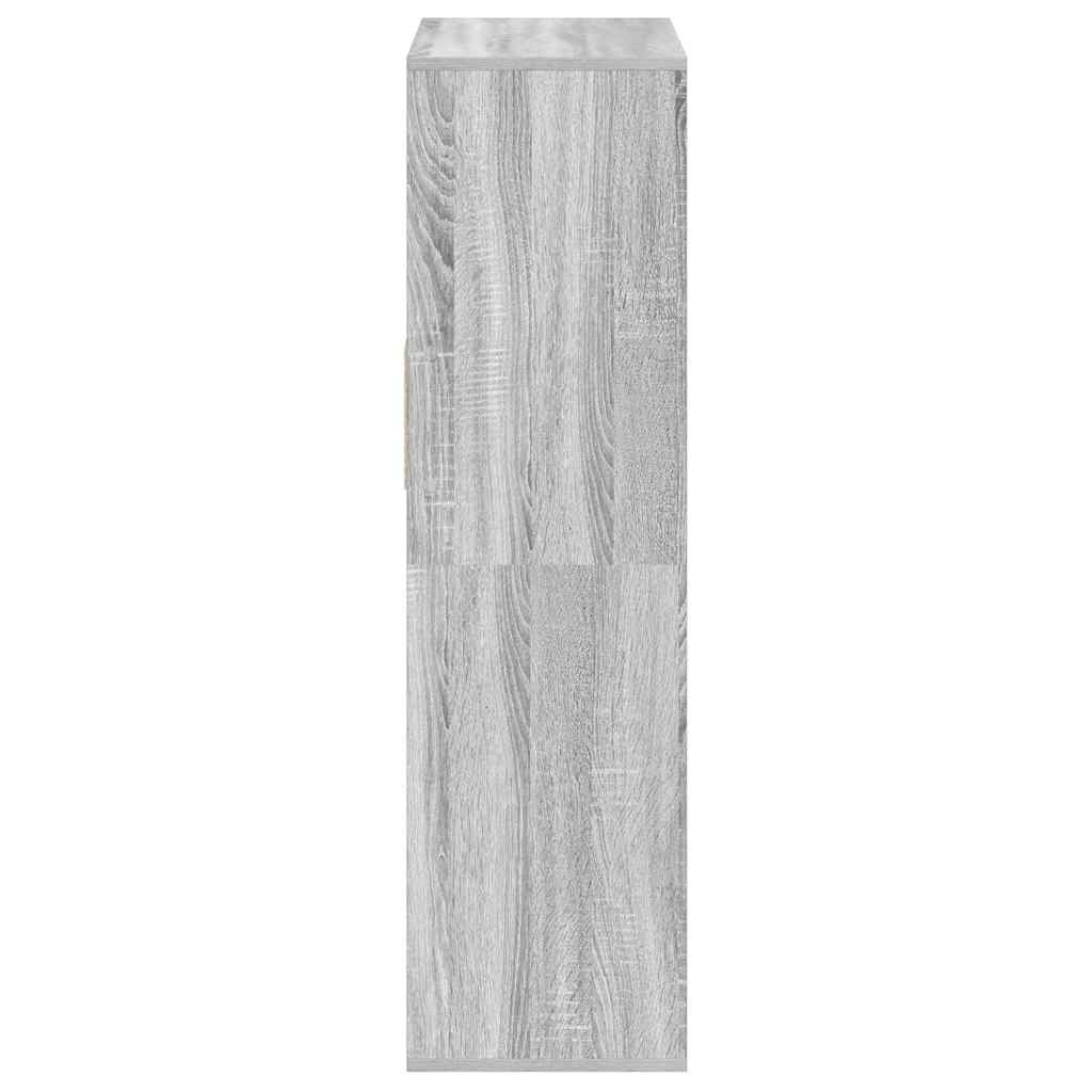 vidaXL Estantería madera de ingeniería color gris sonoma 66x31x112 cm