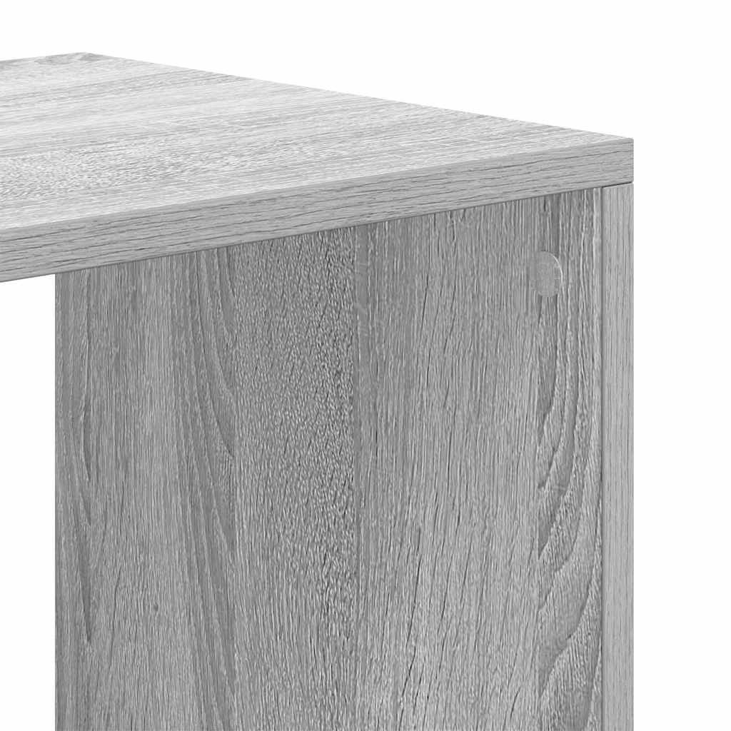 vidaXL Estantería madera de ingeniería color gris sonoma 66x31x112 cm