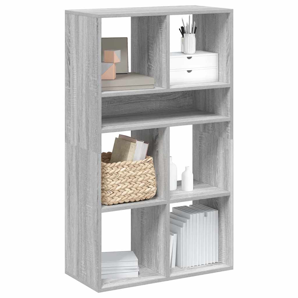 vidaXL Estantería madera de ingeniería color gris sonoma 66x31x112 cm