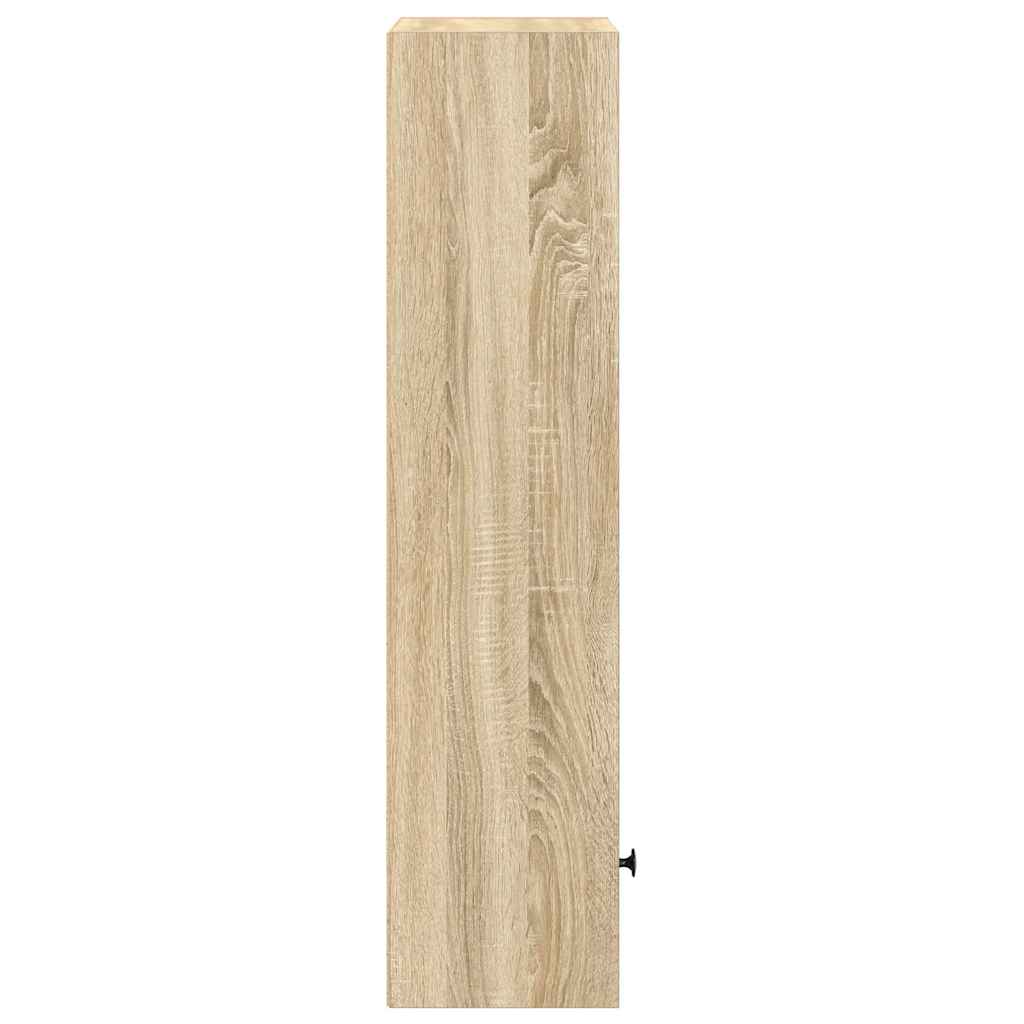 vidaXL Estantería de madera de ingeniería roble sonoma 31x24x102 cm