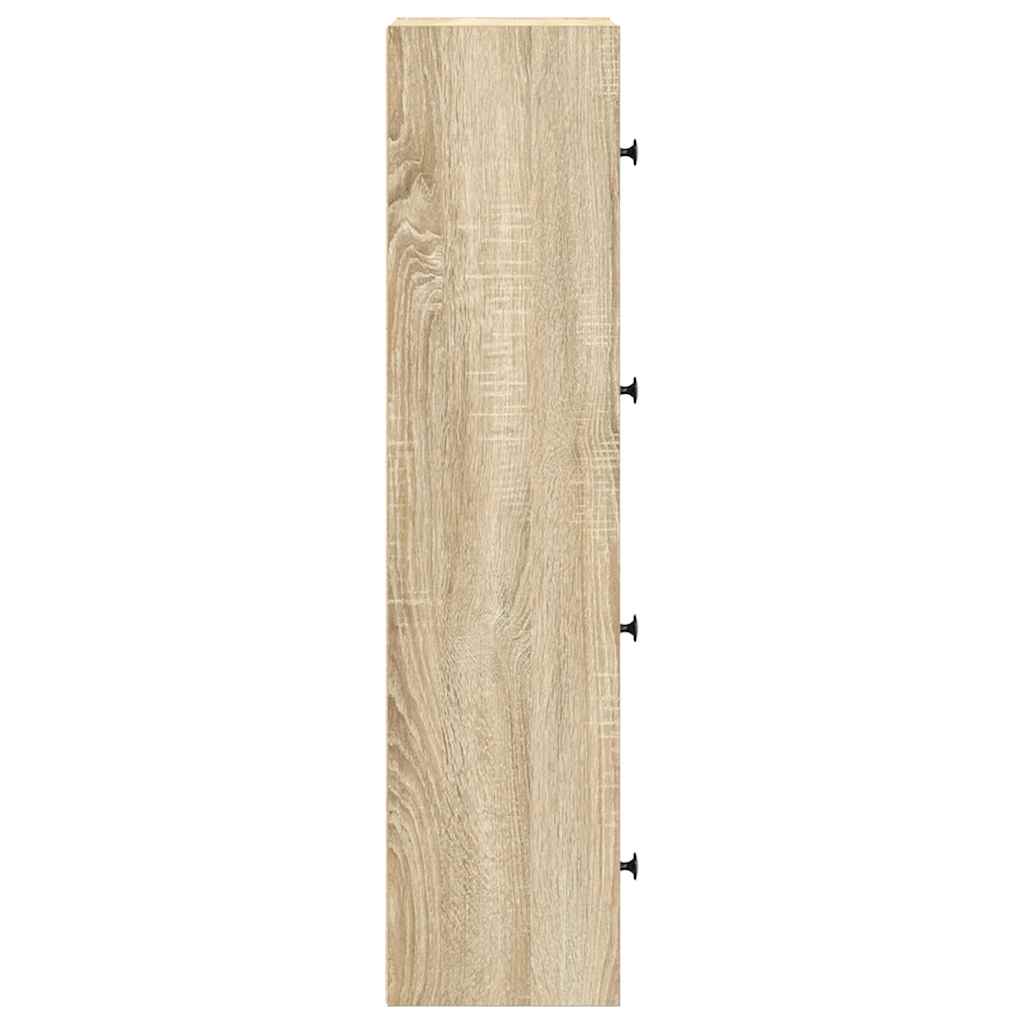 vidaXL Estantería de madera de ingeniería roble sonoma 40x24x102 cm