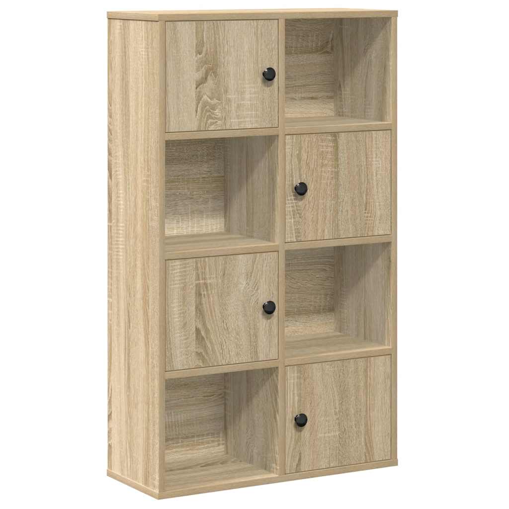 vidaXL Estantería de madera de ingeniería roble sonoma 60x24x101,5 cm