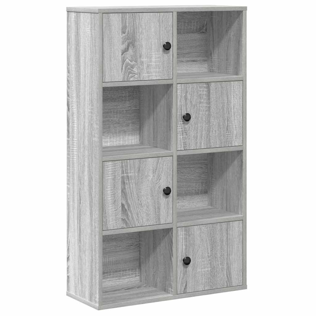 vidaXL Estantería madera de ingeniería gris sonoma 60x24x101,5 cm