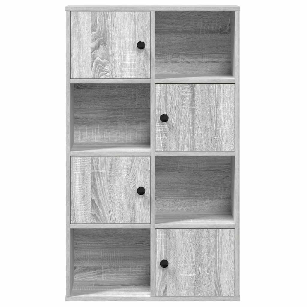 vidaXL Estantería madera de ingeniería gris sonoma 60x24x101,5 cm