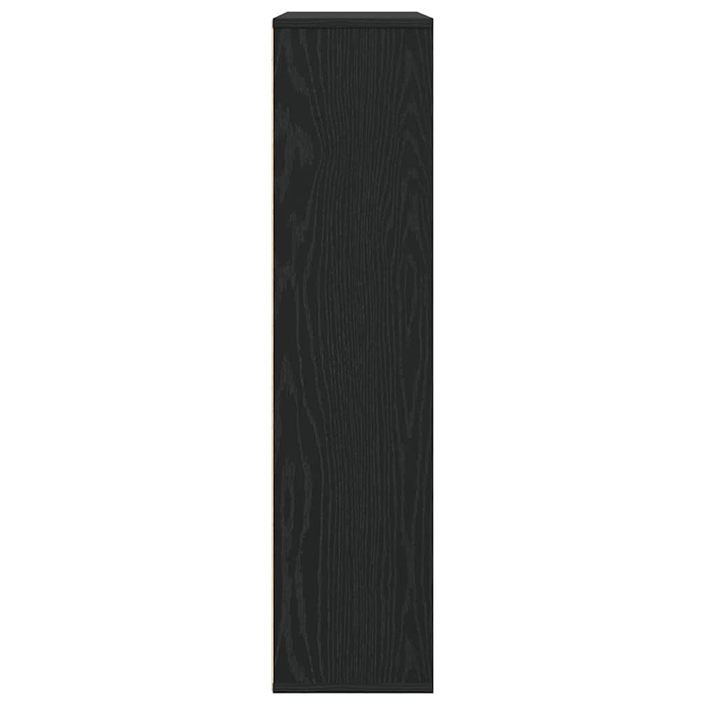 vidaXL Estantería de madera de ingeniería roble negro 89x24x101,5 cm