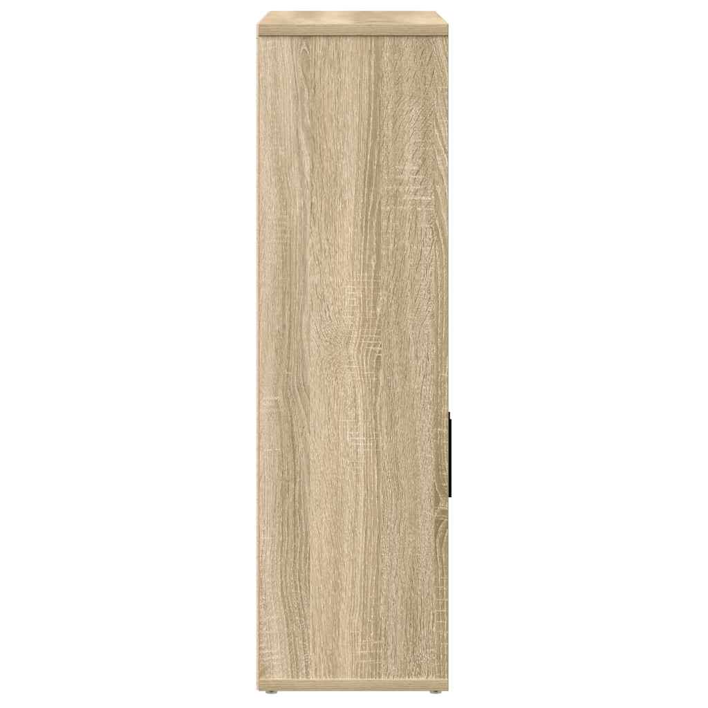 vidaXL Estantería de madera de ingeniería roble sonoma 60x24x85 cm